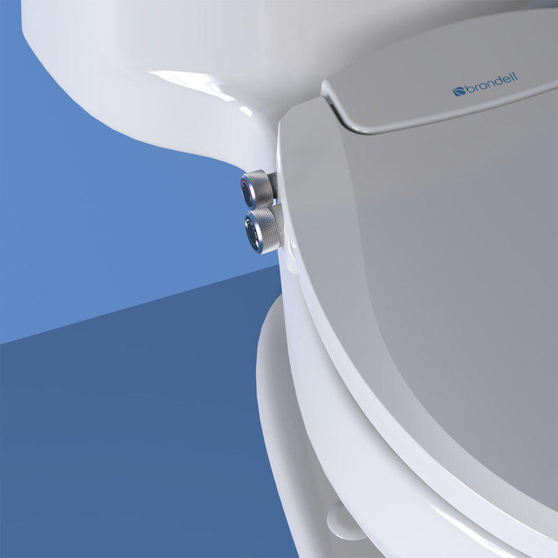 Brondell EcoSeat S102 Dual Temperature Non-Electric Bidet Toilet Seat