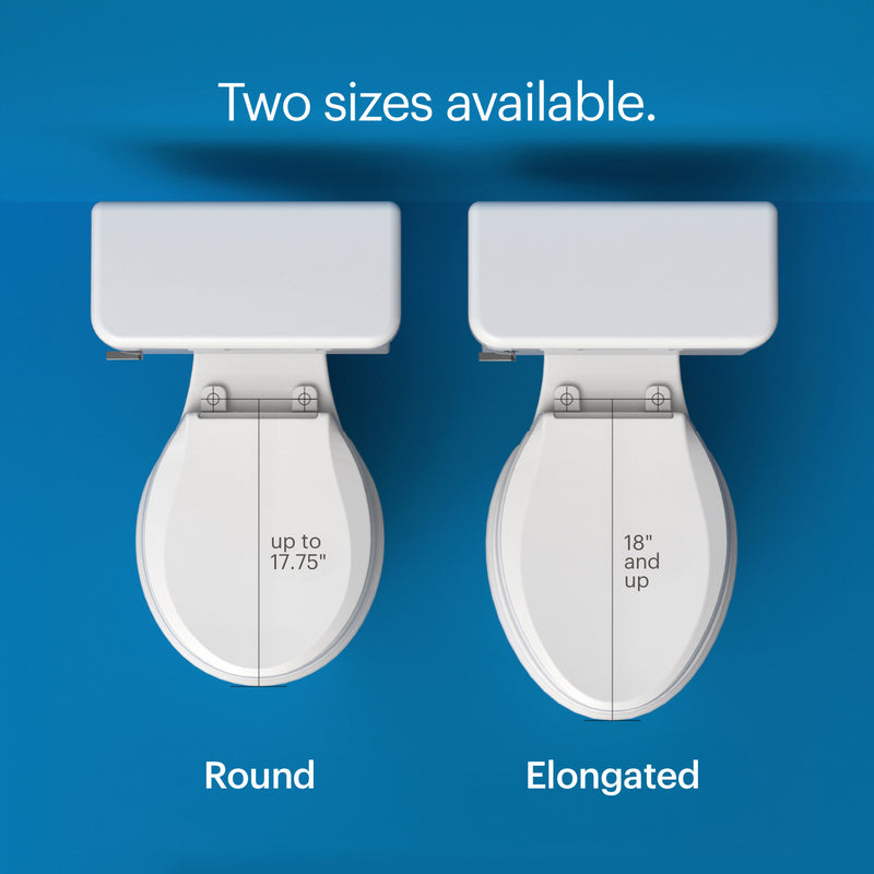 Brondell EcoSeat S102 Dual Temperature Non-Electric Bidet Toilet Seat