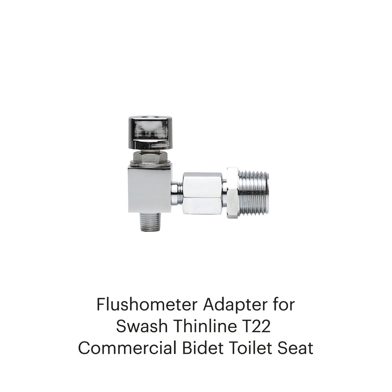 Brondell Optional Flushometer Adapter for Swash Thinline T22 Commercial Bidet Toilet Seat