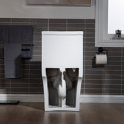 Woodbridge T-0045 Modern One Piece Elongated High Efficiency Toilet with Soft Close Seat