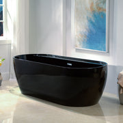 Woodbridge 72" Freestanding Contemporary Acrylic Soaking Bathtub B8859-CH