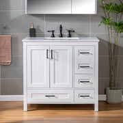 WOODBRIDGE Dover-36-WH freestanding vanity in White