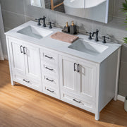 WOODBRIDGE Dover-60-D Freestanding Double-Basin Vanity