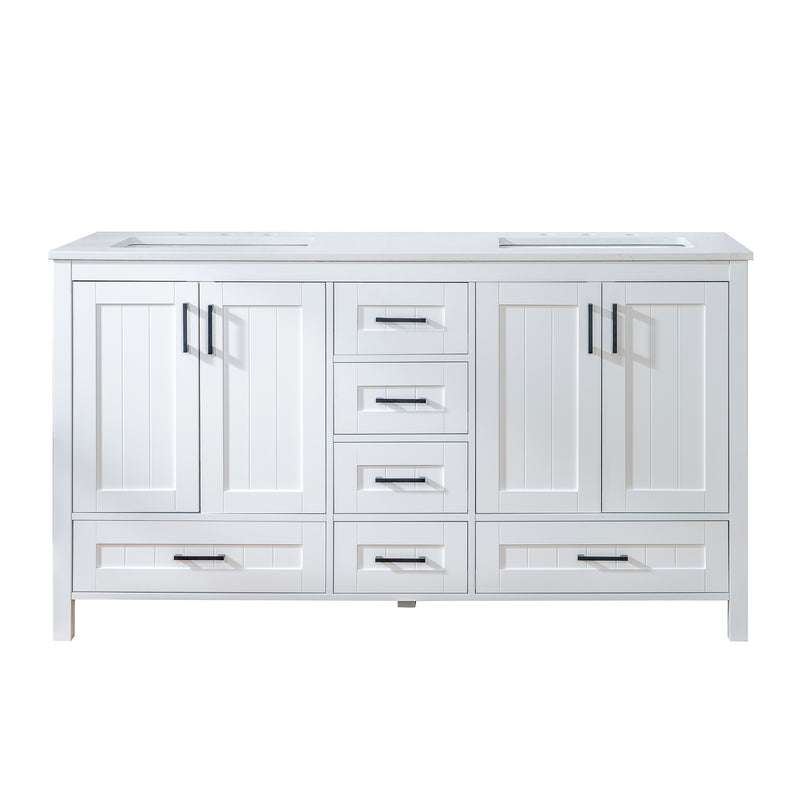 WOODBRIDGE Dover-60-D Freestanding Double-Basin Vanity