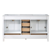 WOODBRIDGE Dover-60-D Freestanding Double-Basin Vanity