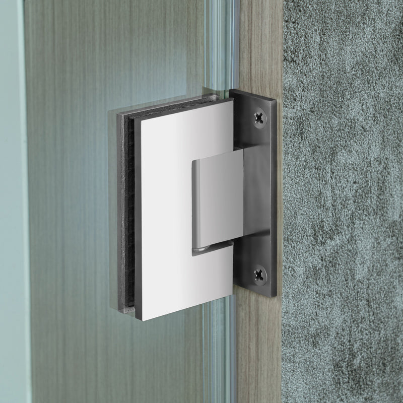 Woodbridge HSD2876 Pivot Frameless Single Swing Hinge Shower Door, 28in x 76in