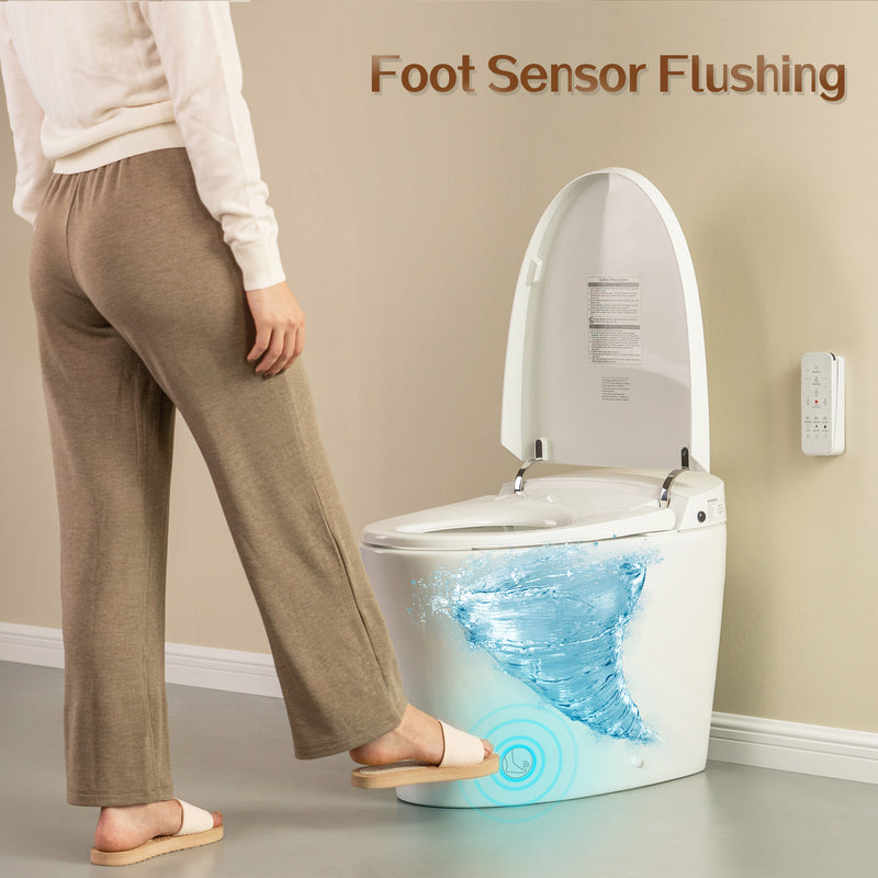 WOODBRIDGE B0970S Smart Bidet Tankless Toilet