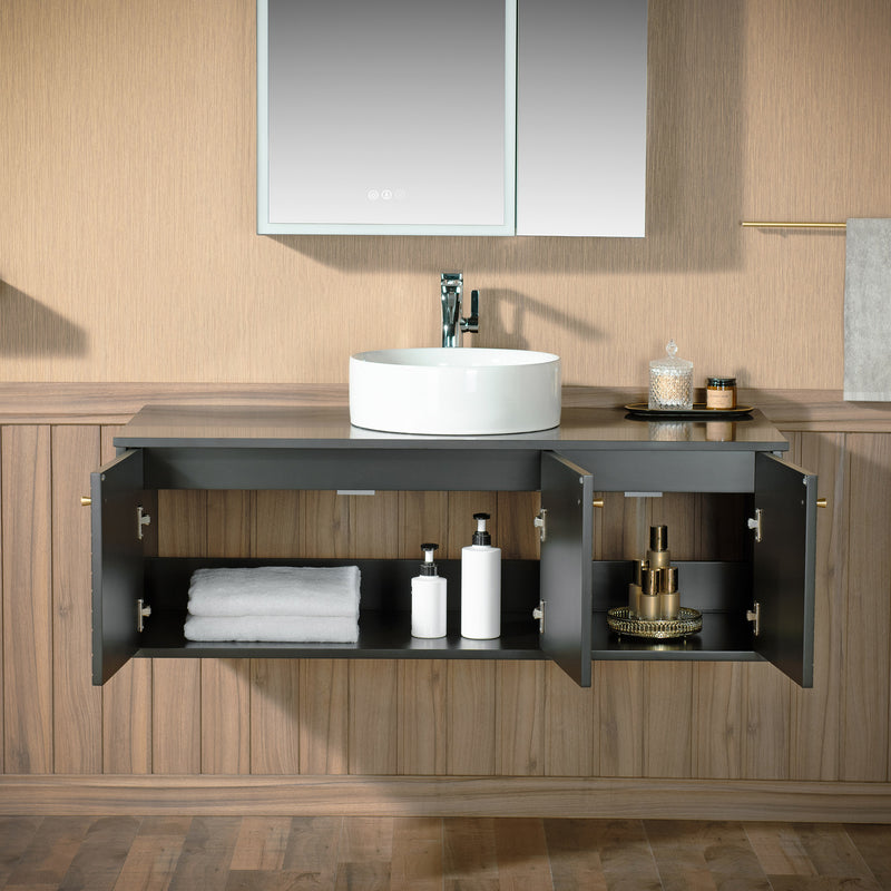 WOODBRIDGE Dubai-BG-48FW Wall Mounted Floating Vanity