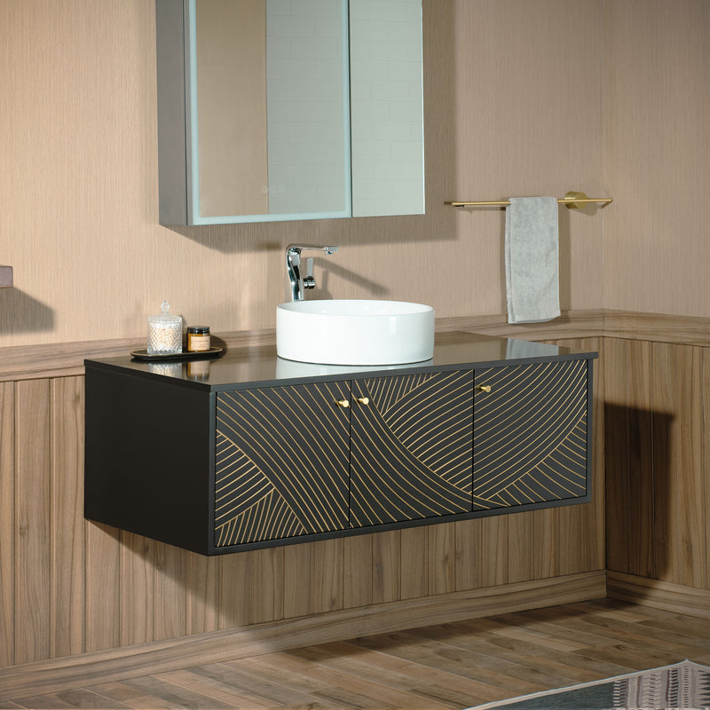 WOODBRIDGE Dubai-BG-48FW Wall Mounted Floating Vanity