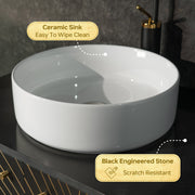 WOODBRIDGE Dubai-BG-48FW Wall Mounted Floating Vanity