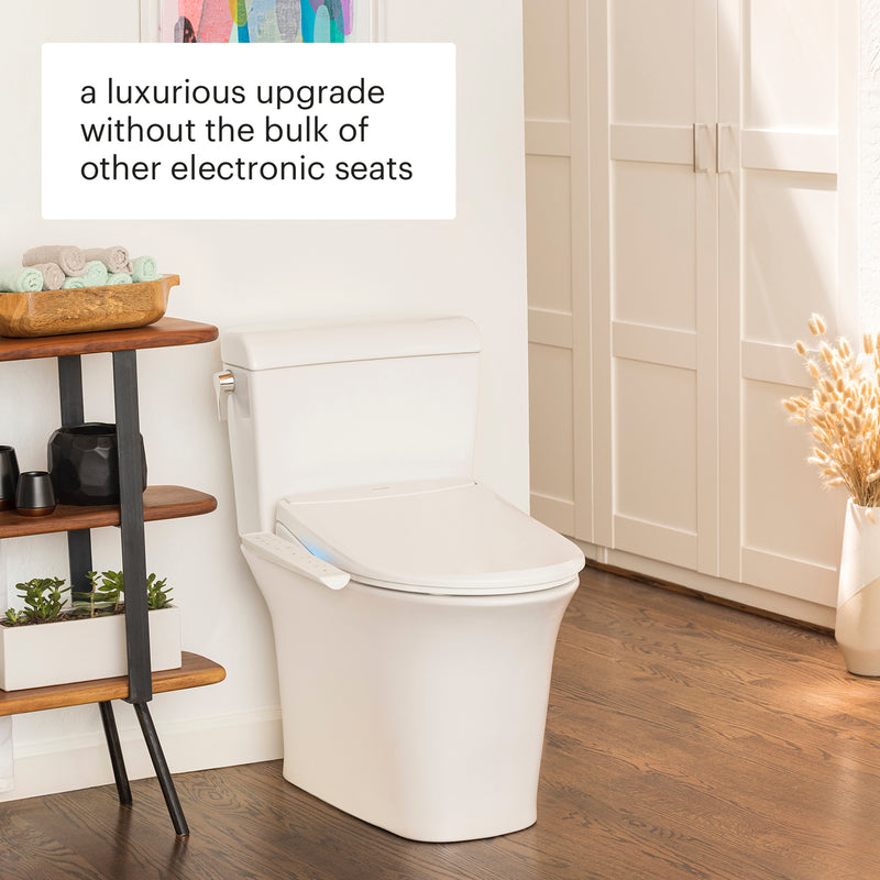 Brondell Swash Thinline T22 Luxury Bidet Toilet Seat with Side Arm Control