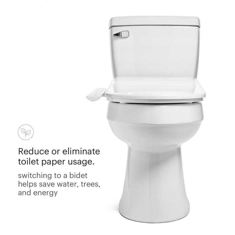 Brondell Swash Thinline T22 Luxury Bidet Toilet Seat with Side Arm Control