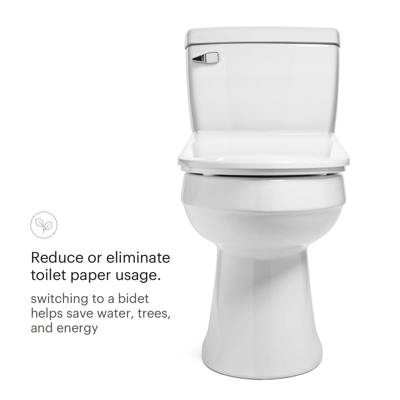 Brondell Swash Thinline T44 Luxury Bidet Toilet Seat with Remote Control