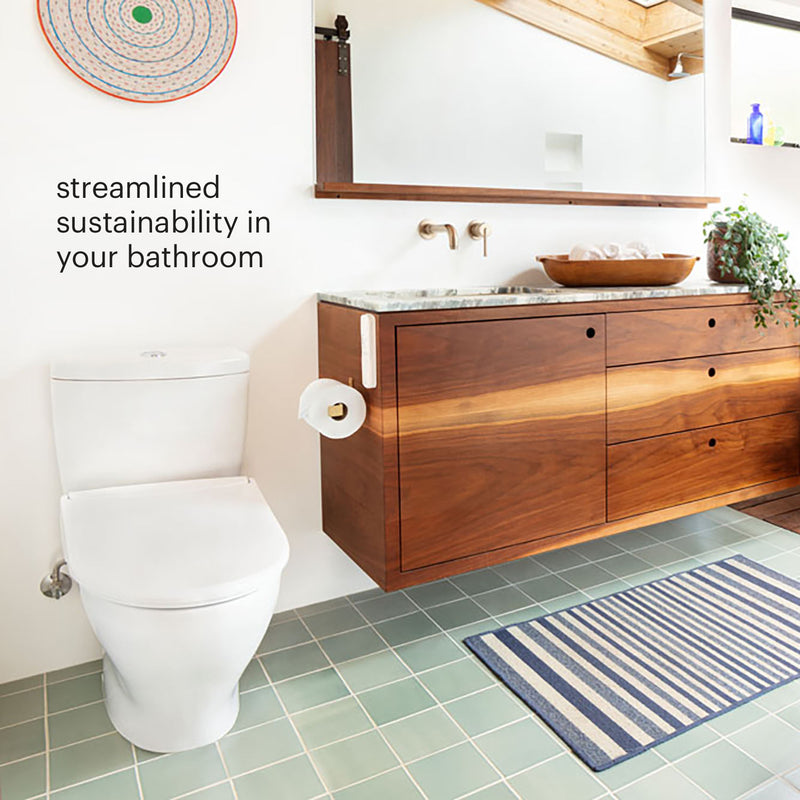 Brondell Swash Thinline T44 Luxury Bidet Toilet Seat with Remote Control