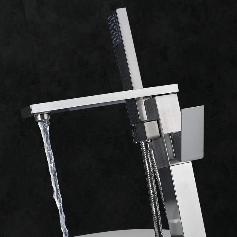 Woodbridge tub filler installed