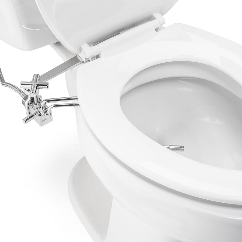 Brondell Side-Mounted Bidet Attachment with Adjustable Spray Wand