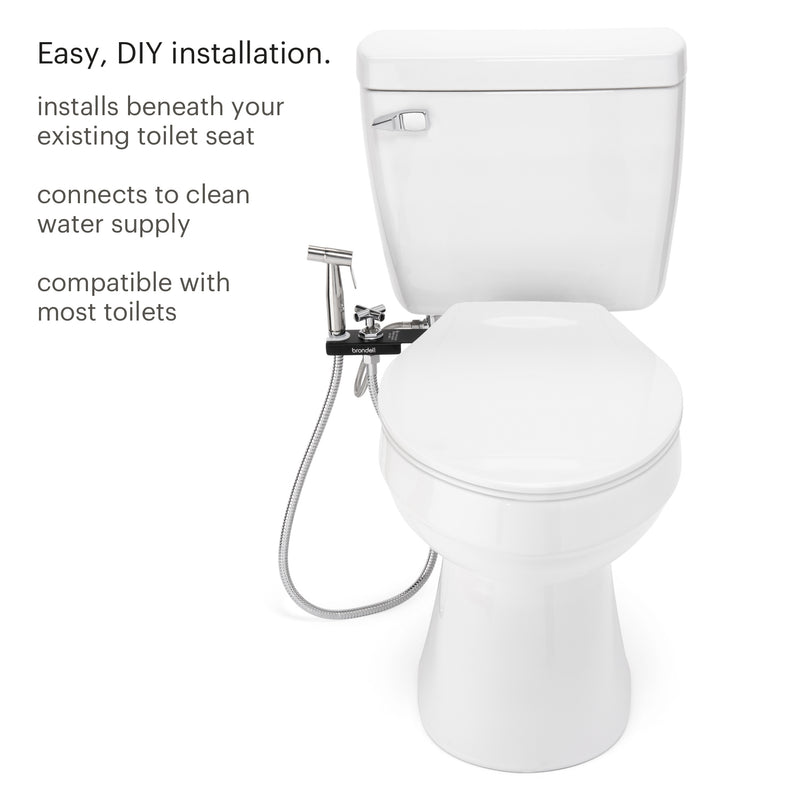 Brondell CleanSpa Luxury Hand-Held Bidet Holster with Integrated Shut Off