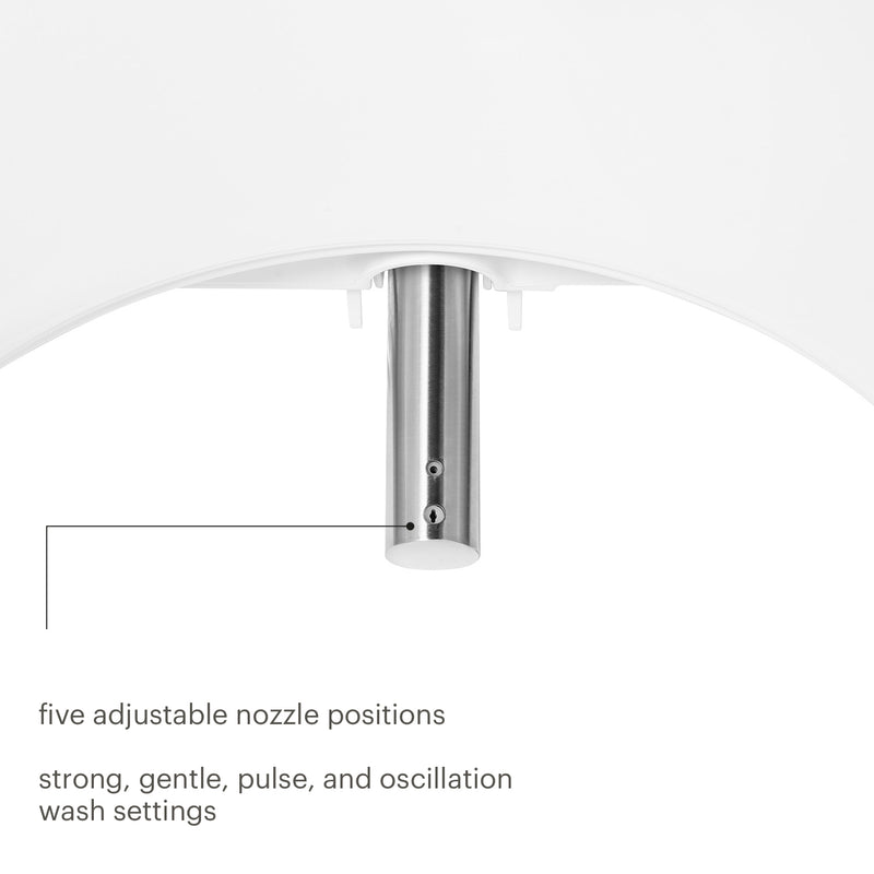 Brondell Swash Advanced Bidet Toilet Seat with Side Arm Control