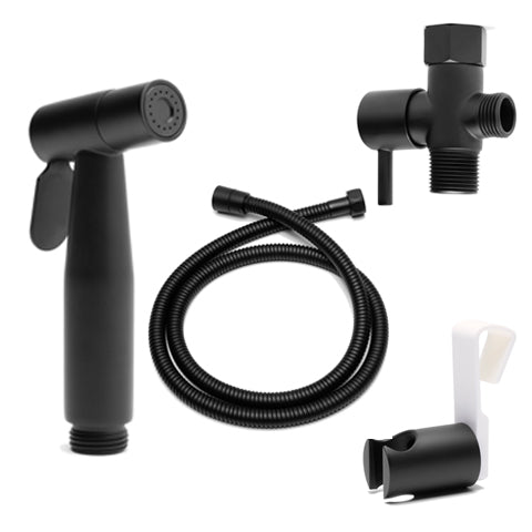 Brondell CleanSpa Luxury All-Metal Hand Held Bidet Sprayer, Matte Black