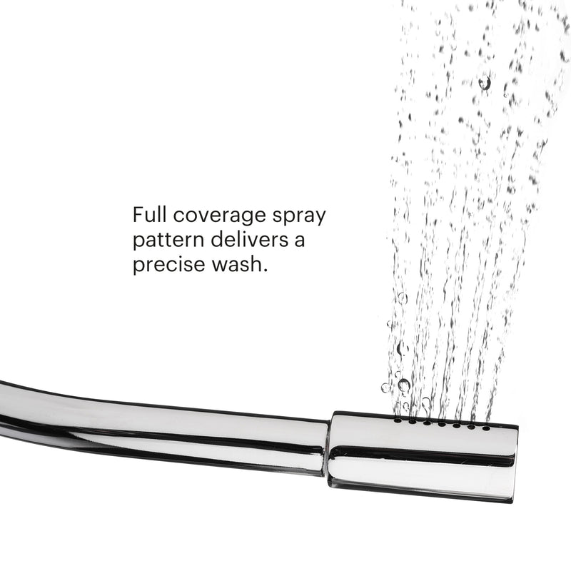Brondell Side-Mounted Bidet Attachment with Adjustable Spray Wand