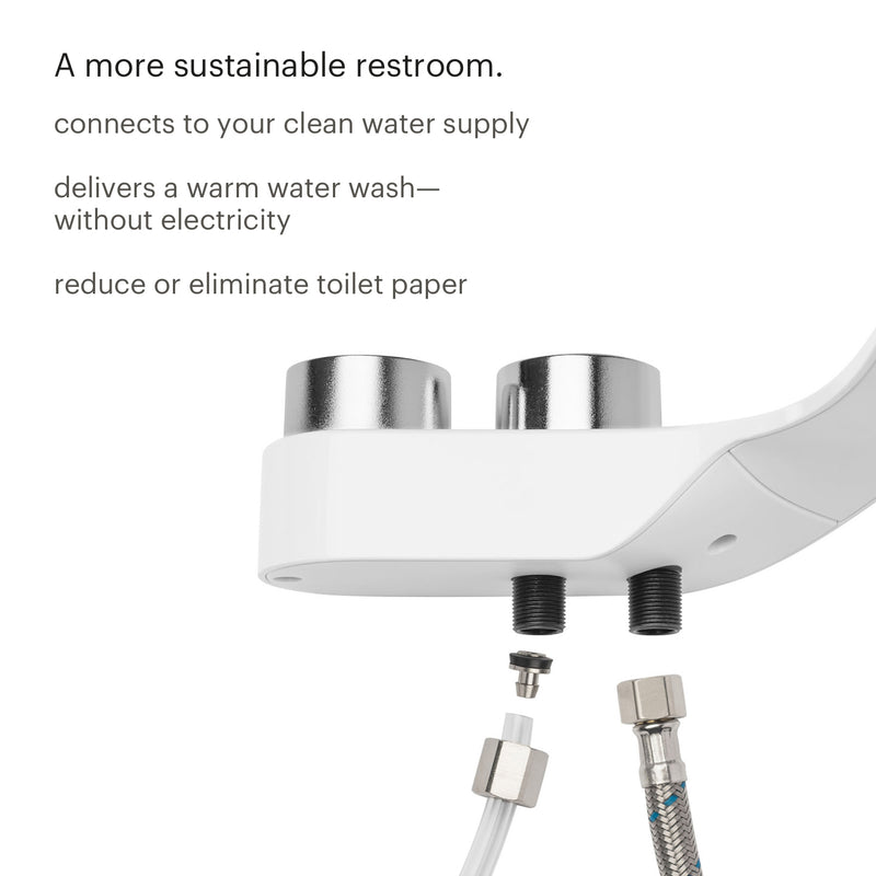 Brondell FreshSpa Comfort+ Advanced Warm Water Bidet Attachment