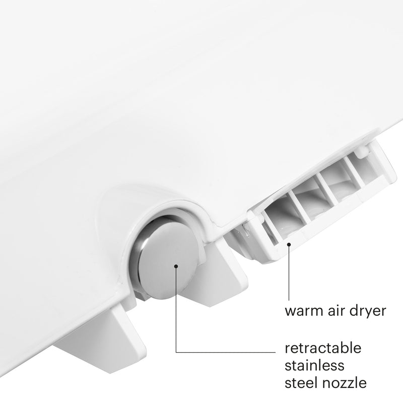 Brondell Swash EM417 Advanced Bidet Toilet Seat with Side Arm Control