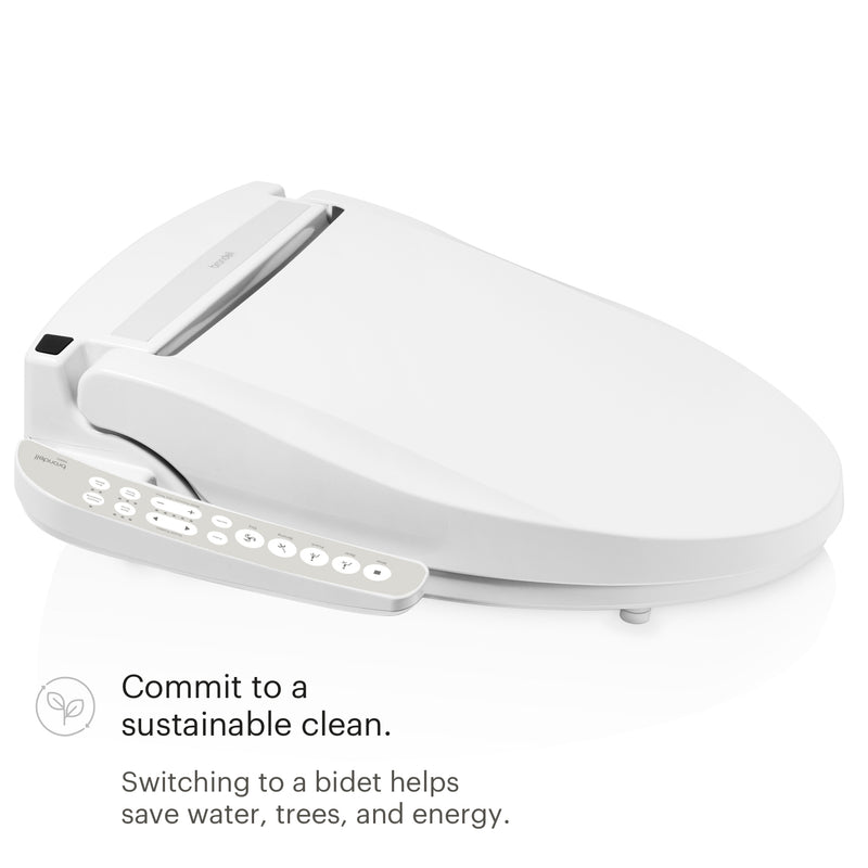 Brondell Swash DR801 Advanced Bidet Toilet Seat with Side Arm Control