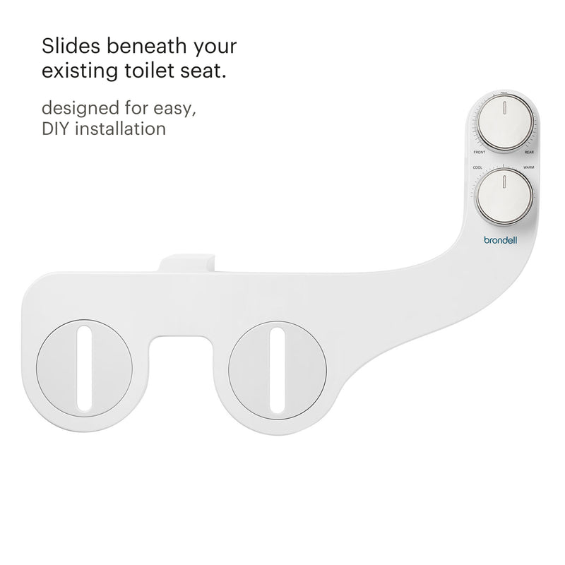 Brondell FreshSpa Comfort+ Advanced Warm Water Bidet Attachment