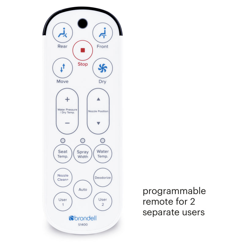 Brondell Swash 1400 Luxury Bidet Toilet Seat with Remote Control