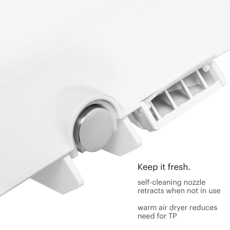 Brondell Swash DR801 Advanced Bidet Toilet Seat with Side Arm Control