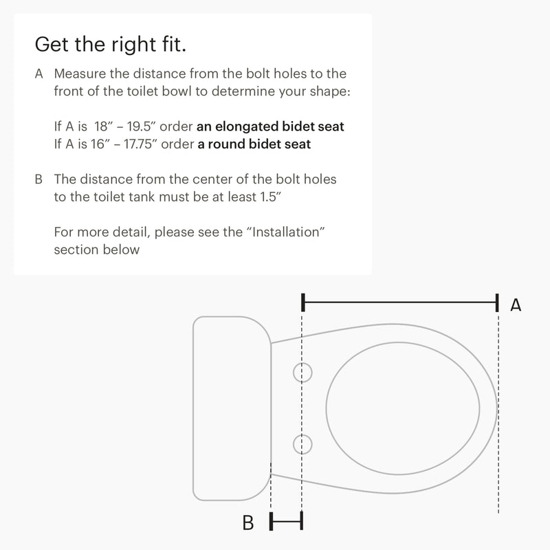 Brondell Swash 1400 Luxury Bidet Toilet Seat with Remote Control