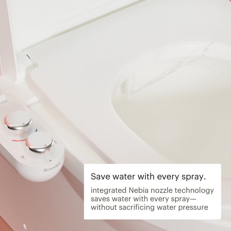 Brondell SimpleSpa Eco Warm Water Bidet Attachment