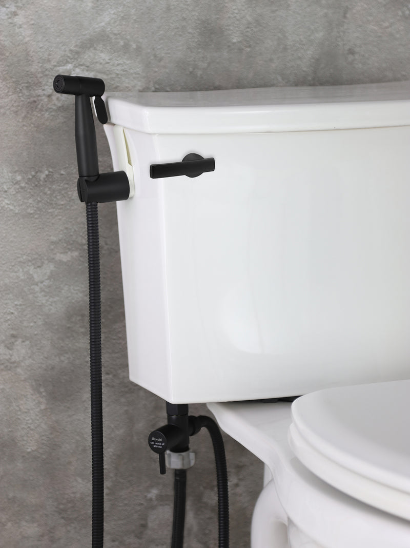 Brondell CleanSpa Luxury All-Metal Hand Held Bidet Sprayer, Matte Black