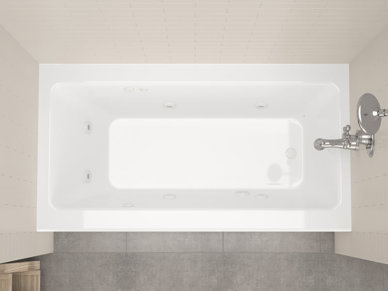 Atlantis Whirlpools Soho 32 x 60 Front Skirted Whirlpool Tub with Left Drain