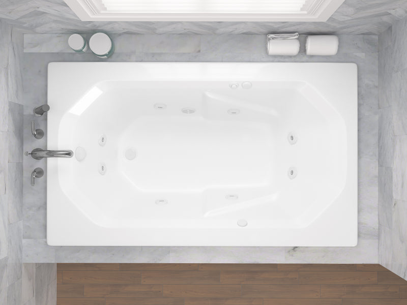 Atlantis Whirlpools Mirage 36 x 60 Rectangular Whirlpool Jetted Bathtub