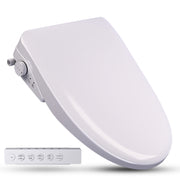 Electric Bidet Seat with Auto Lid in White