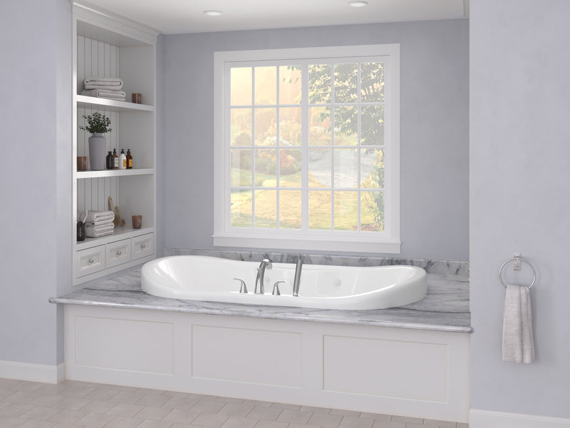 Atlantis Whirlpools Indulgence 41 x 70 Oval Whirlpool Jetted Bathtub