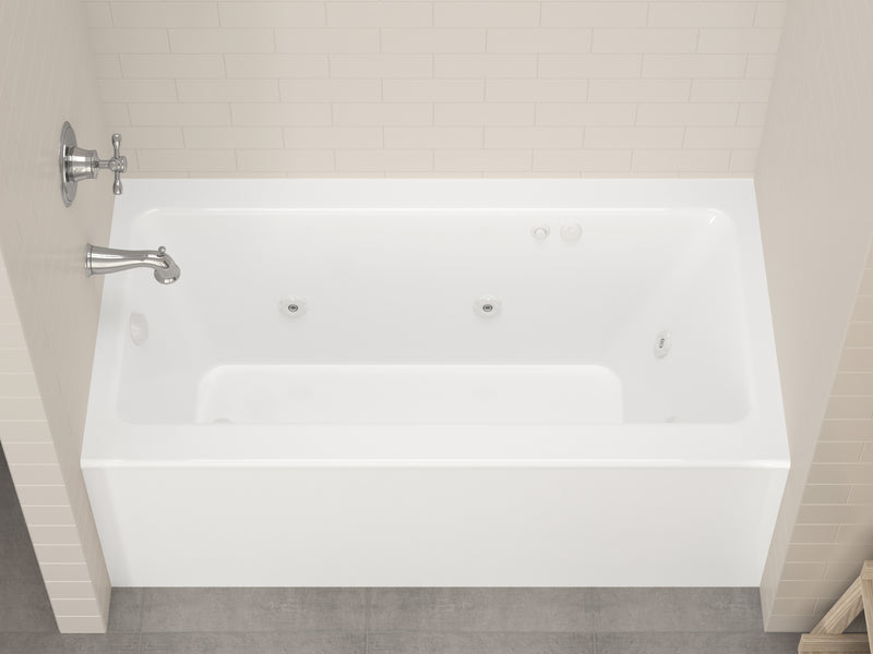 Atlantis Whirlpools Soho 32 x 60 Front Skirted Whirlpool Tub with Left Drain