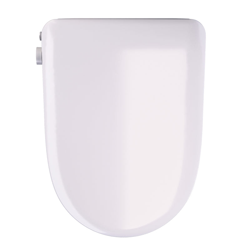 ANZZI Electric Bidet Seat with Heated Seat, Warm Water Wash, Air Dryer, and Wireless Remote