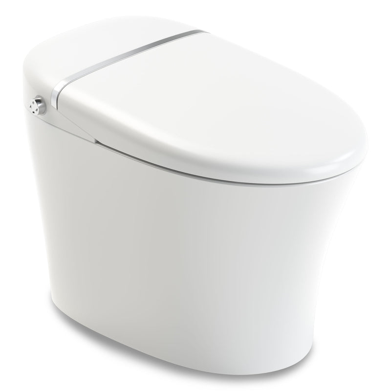ANZZI ENVO Aura Elongated 1.28 GPF Smart Bidet Toilet with Remote Control, Auto Flush, and Heated Seat