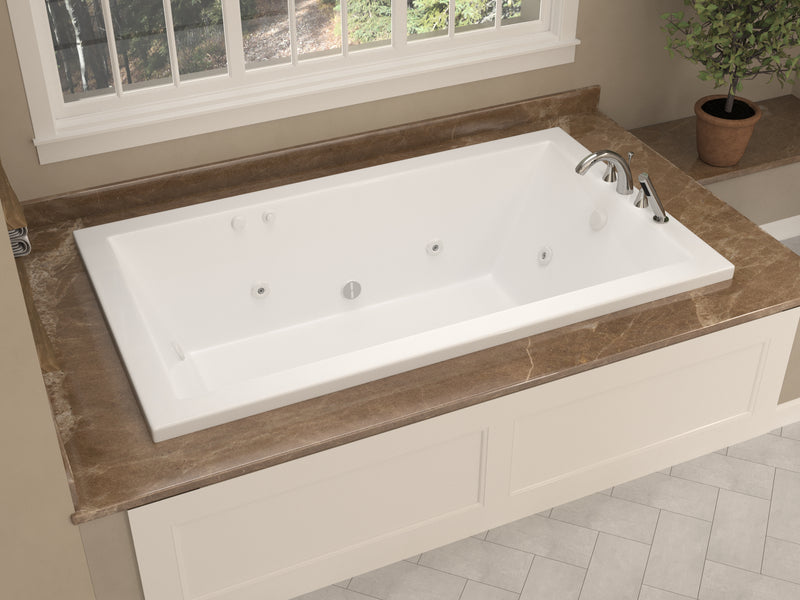 Atlantis Whirlpools Venetian 42 x 72 Rectangular Whirlpool Jetted Bathtub